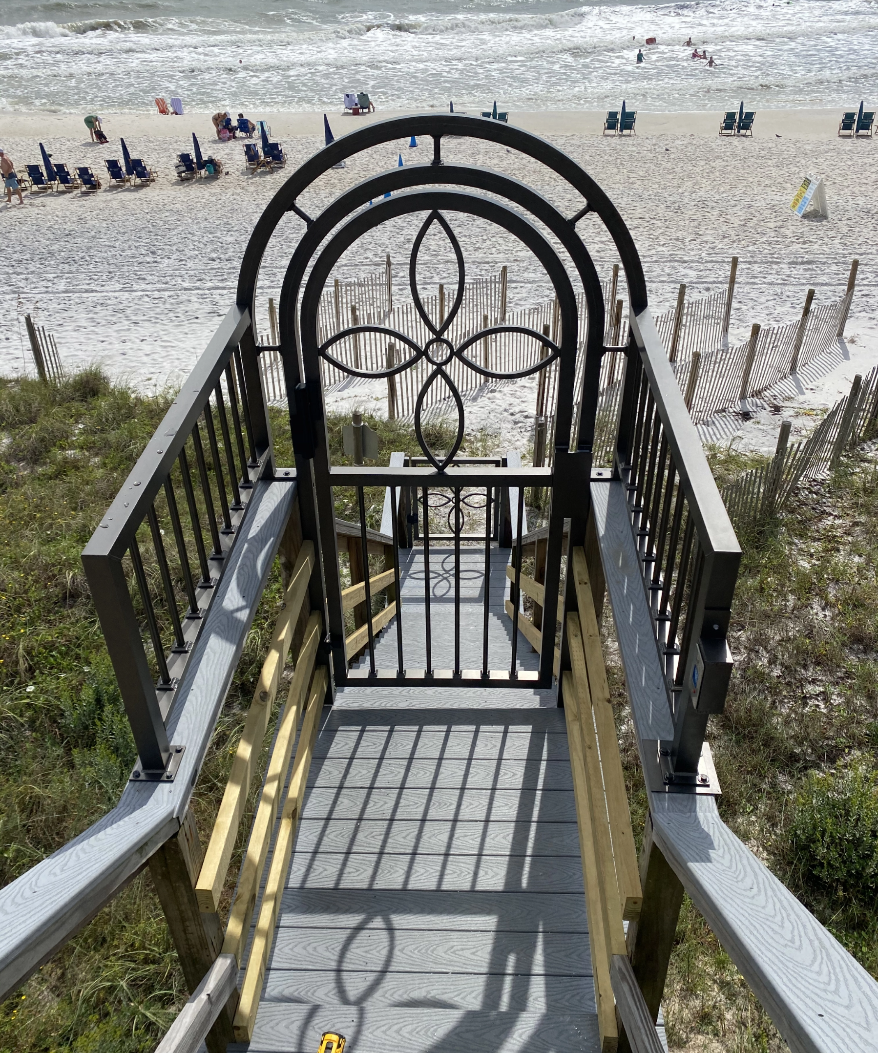 Gate and Beach image