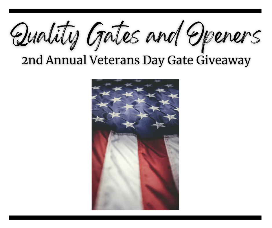 2nd Annual Veterans Day Gate Giveaway!