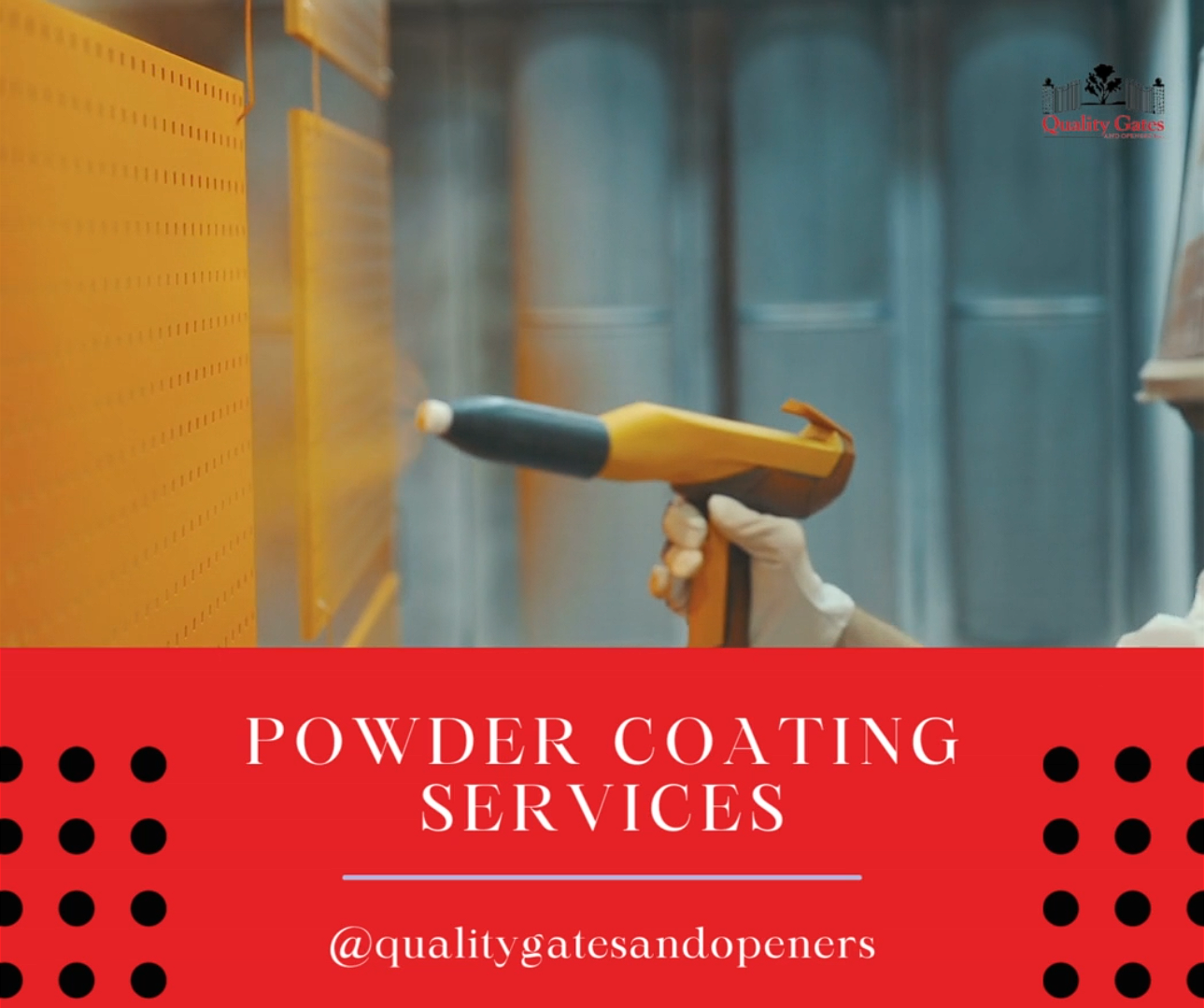 Quality Gates And Openers Offers Powder Coating For More Than Just Gates